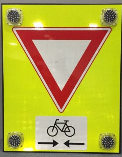 led waarschuwingsbord